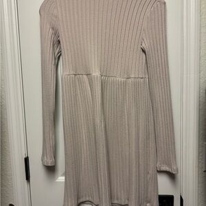 SO Textured Knit Dress in Beige